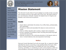 Tablet Screenshot of clermontclerk.org